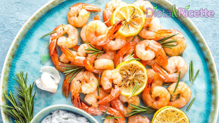 Gamberi marinati al Limone