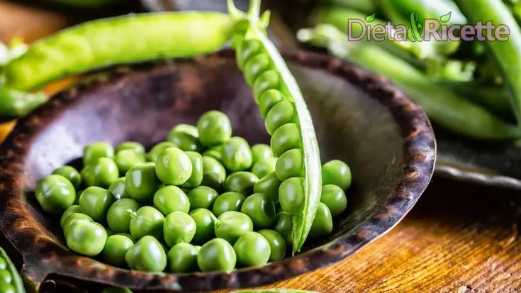 Piselli in una dieta equilibrata per ottenere numerosi benefici