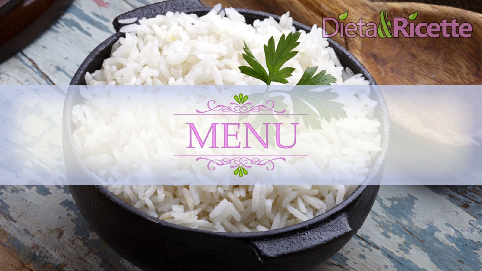 menu esempio dieta del riso