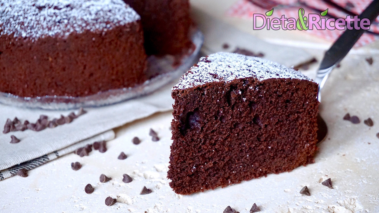 Torta al cioccolato morbida la ricetta facile al cacao semplice, alta e cioccolatosa