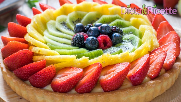 ricetta della crostata di frutta con crema pasticcera e gelatina