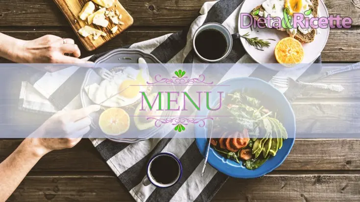 Dieta del supermetabolismo con menu settimanale di esempio