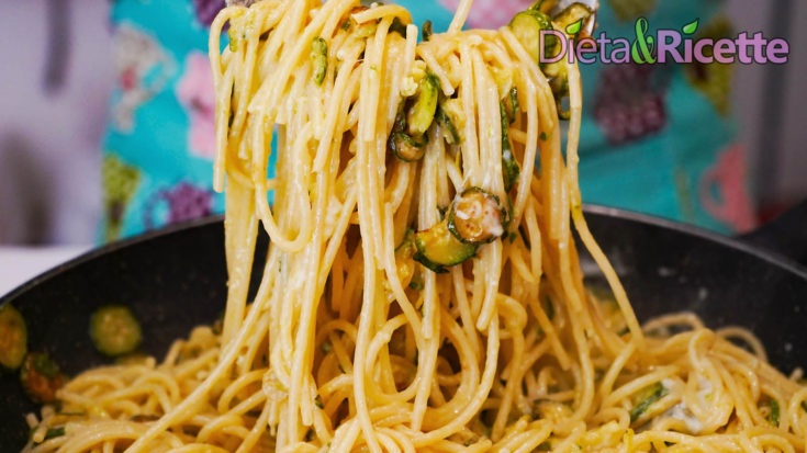 spaghetti alla nerano cremosi ricetta originale alla napoletana