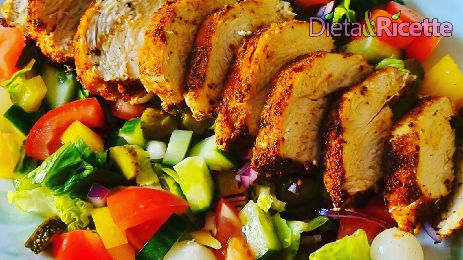 insalata di pollo classica ricetta saporita fredda veloce