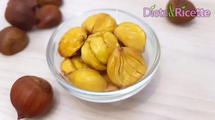 Castagne lesse: ricetta per lessare le castagne bolliate con la buccia