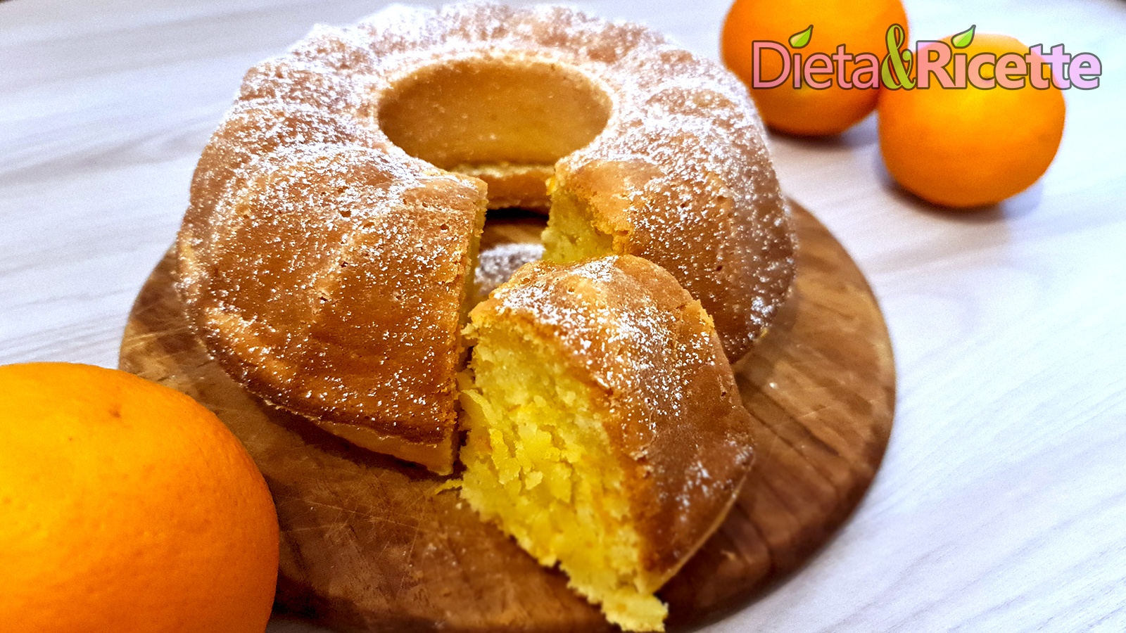 ciambella senza uova con arancia e acqua ricetta soffice senza burro