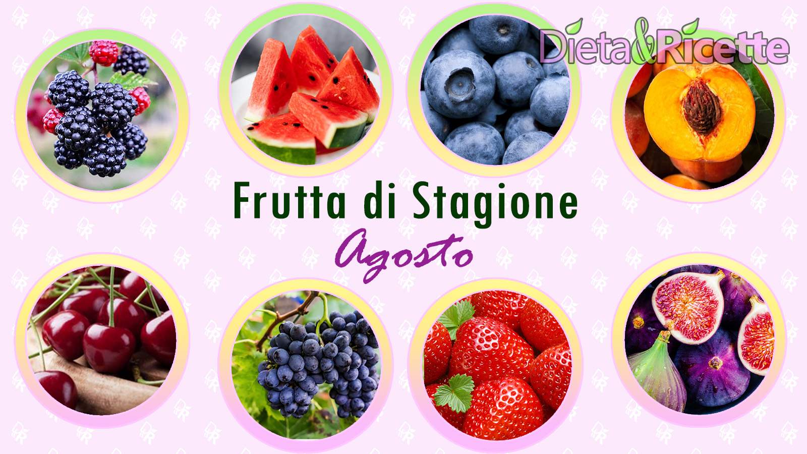 frutta di stagione agosto benefici ricette