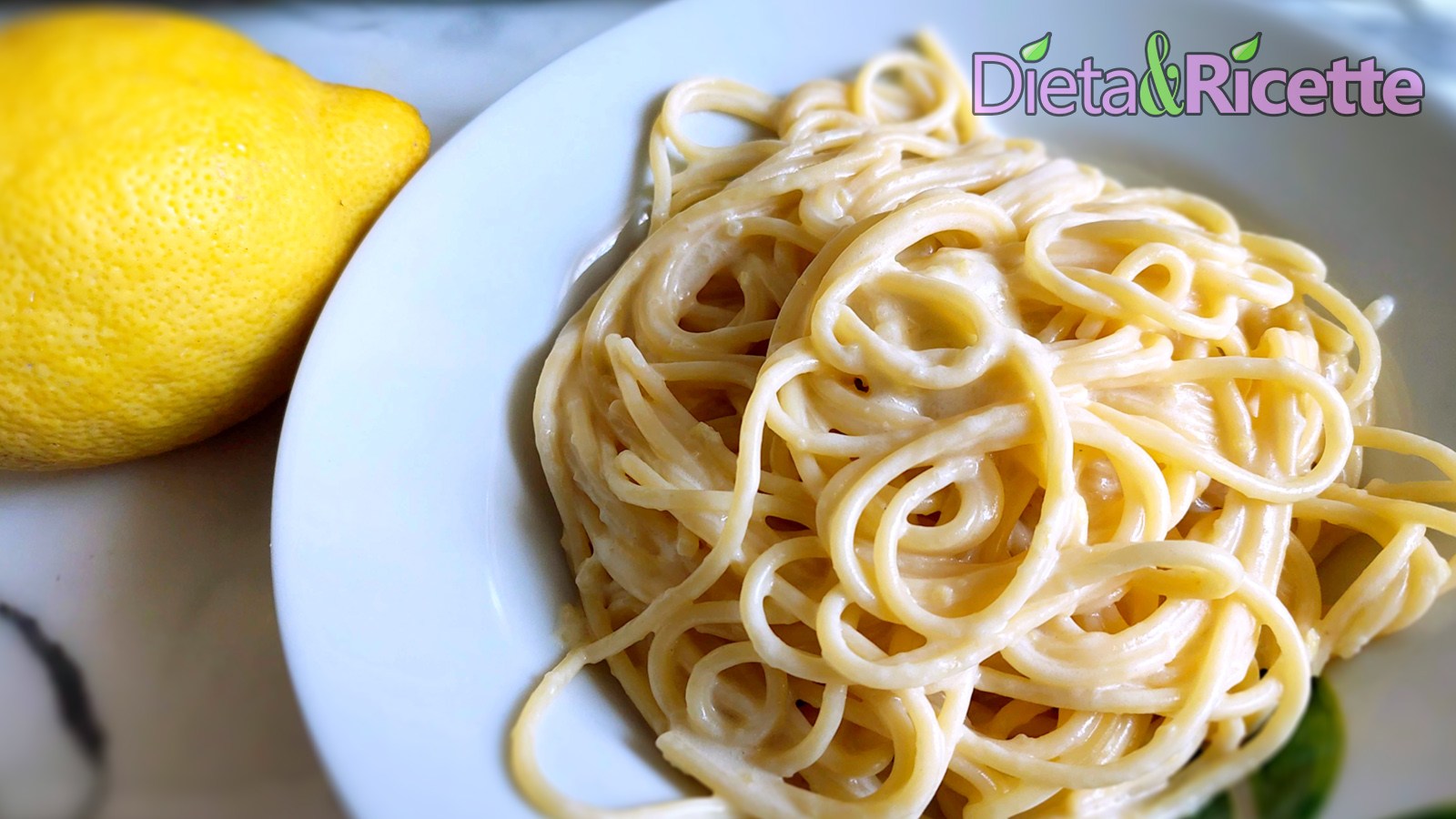 spaghetti al limone con panna