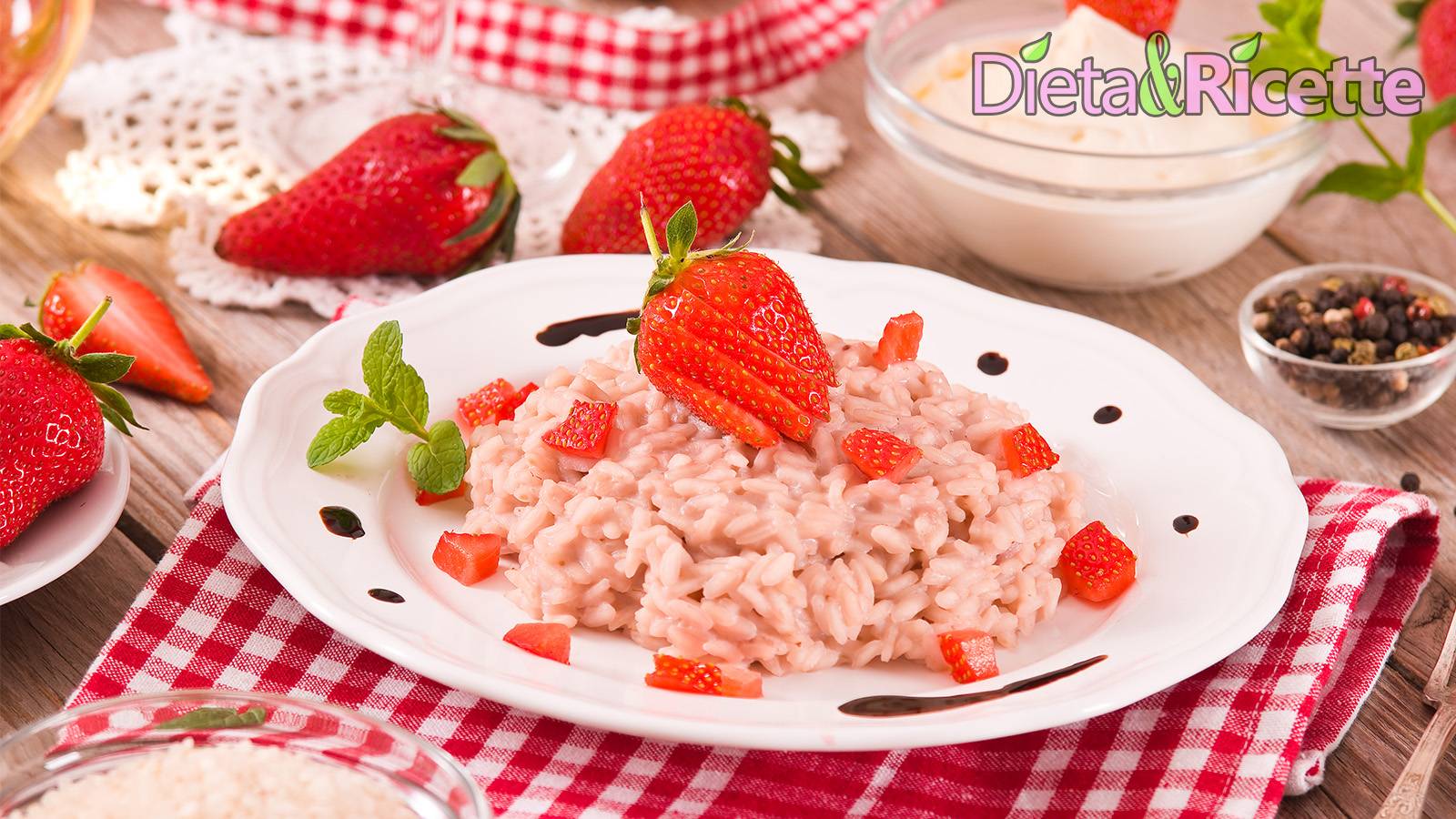 risotto alle fragole e vino ricetta