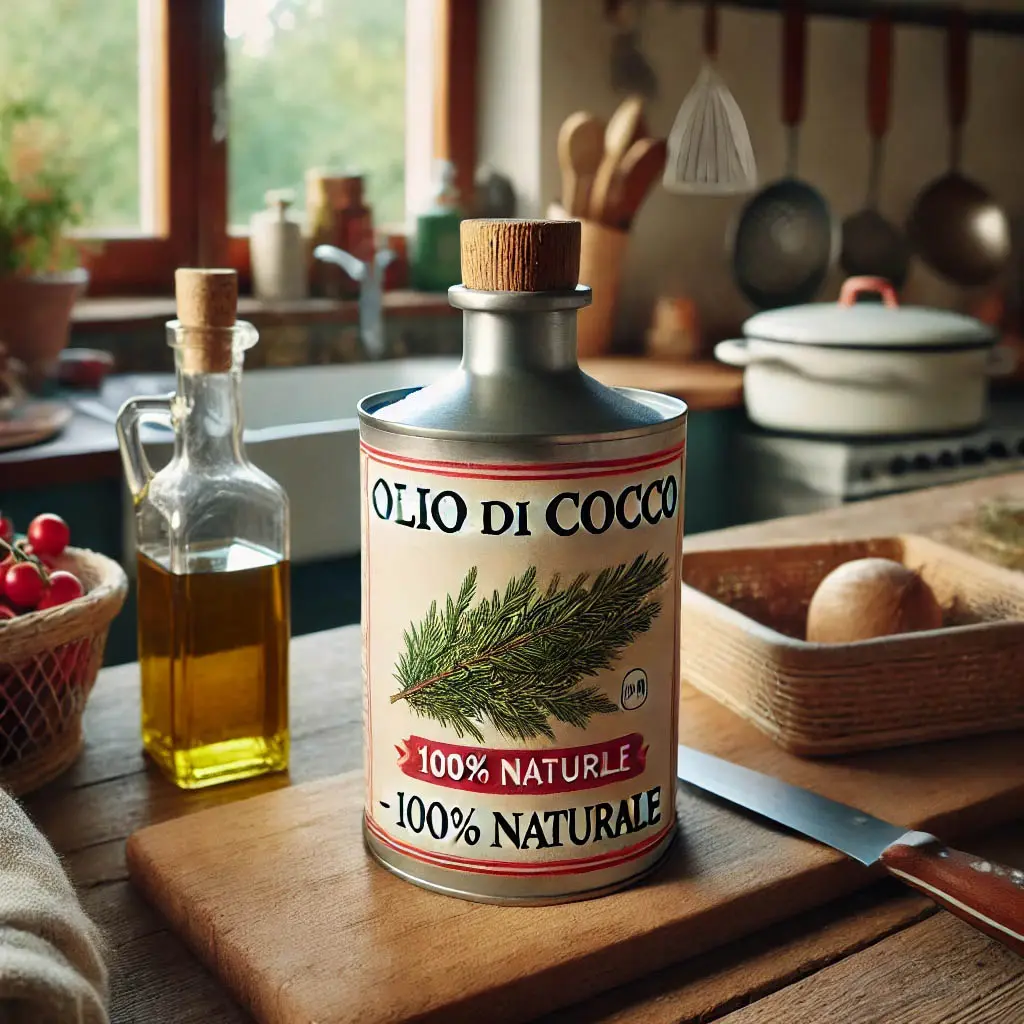 Olio di Cocco alimentare Benefici in Cucina